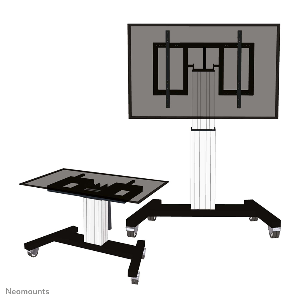 Neomounts PLASMA-M2500TSILVER Chariot pour écran 42-100" - motorisé - fonction d'inclinaison de la table